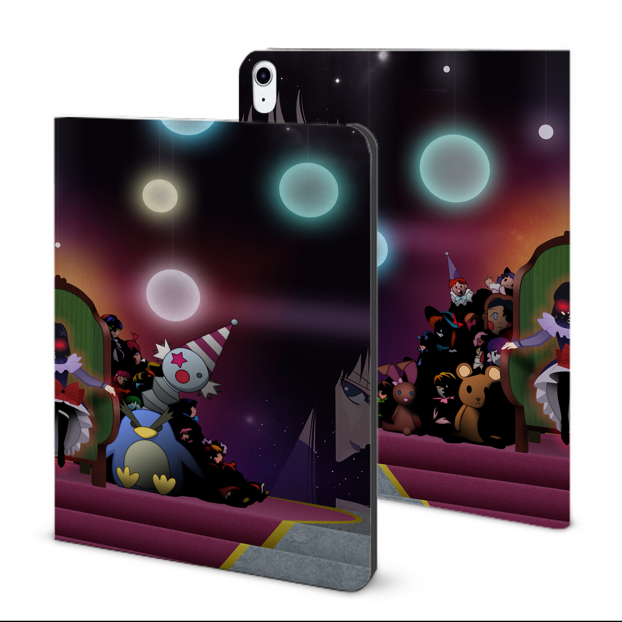 （画像用） 美少女戦士セーラームーン Sailor Moon IPad ケース ブック型 PUレザー TPU 耐衝撃 軽量 薄型 ペン収納なし 全面保護 IPad 各モデル対応